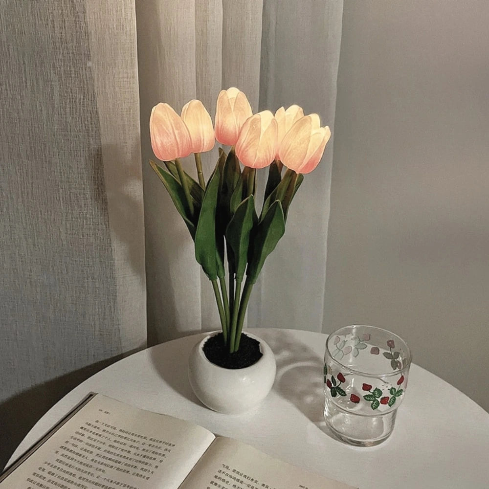 Dekorative Tulpenlampe – Warmes und Raffiniertes Ambiente