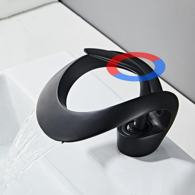Modern Bathroom Faucet – Curved and Elegant Design