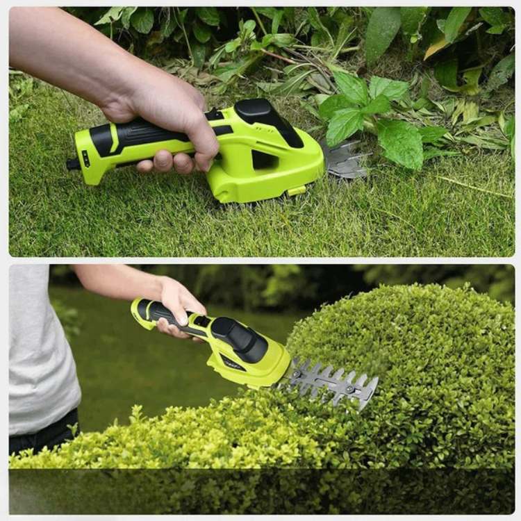 Taille-Haie Portable 2-en-1 – Léger, Pratique Et Sans Câble