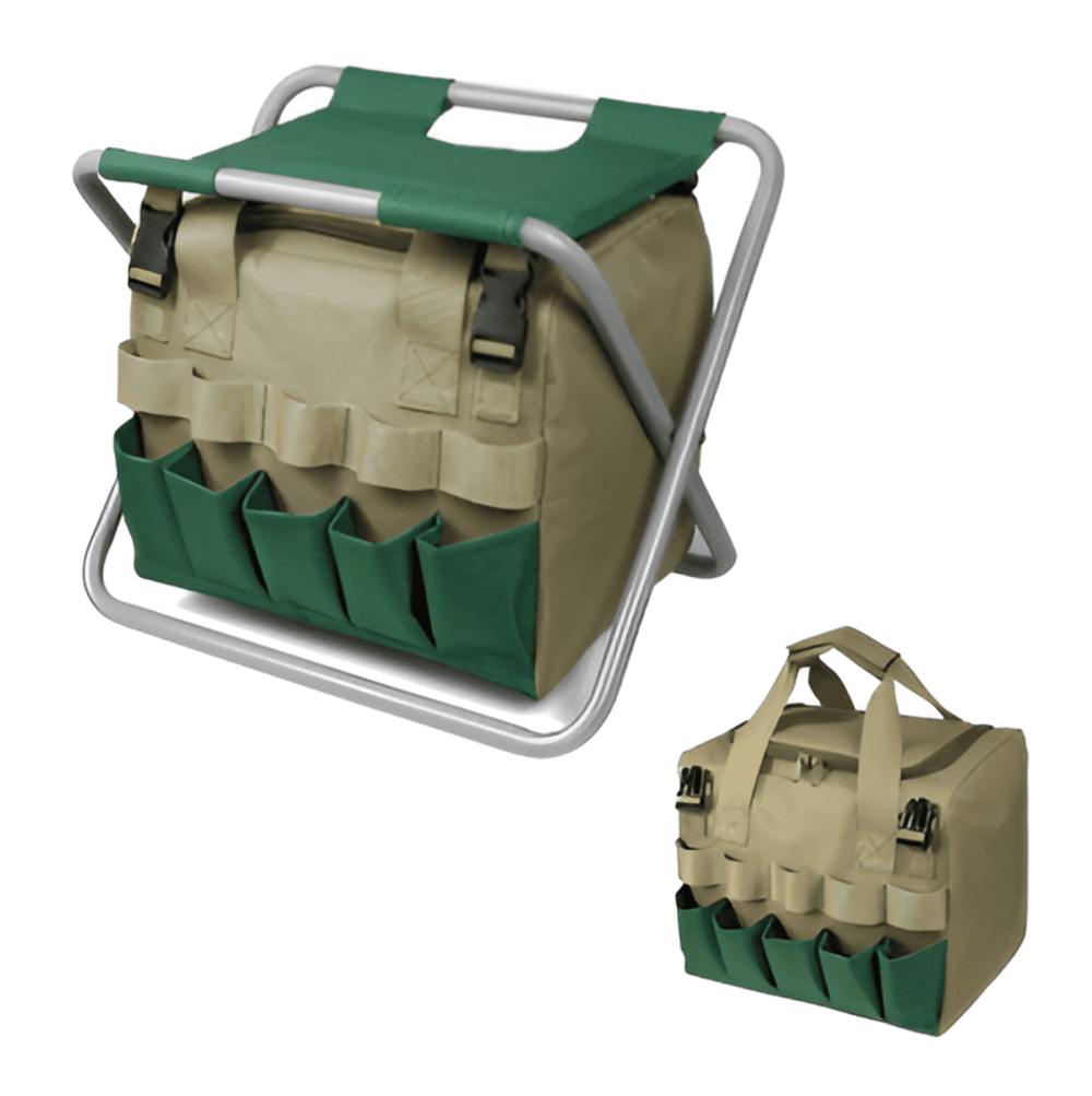 Kit de ferramentas de jardinagem compacto - Manutenção fácil e organização prática