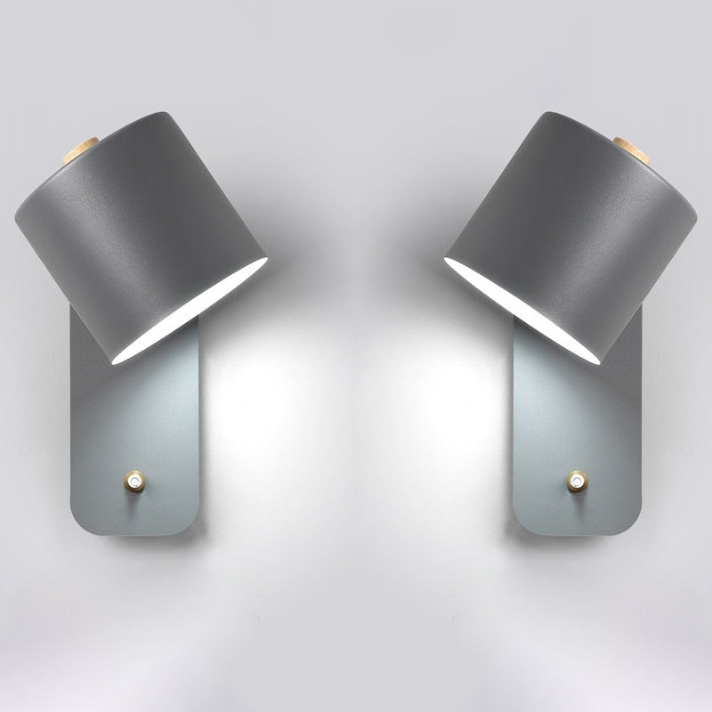 Iluminação de Parede Moderna – Interruptor Integrado e Acendimento Prático