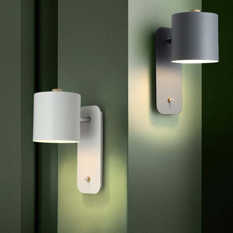 Iluminação de Parede Moderna – Interruptor Integrado e Acendimento Prático