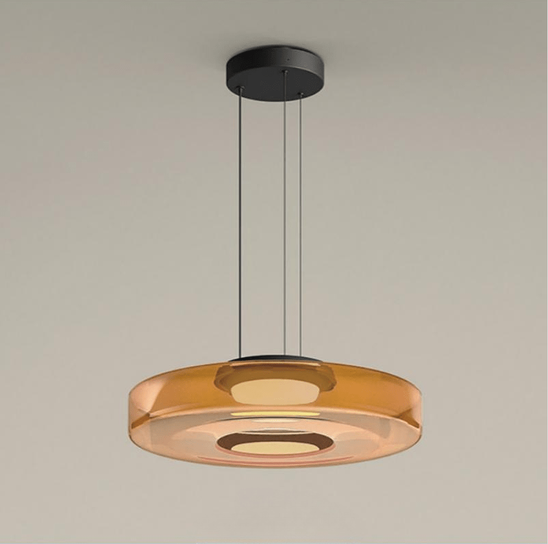 Szklana lampa wisząca w stylu Bauhaus - elegancja i nowoczesność