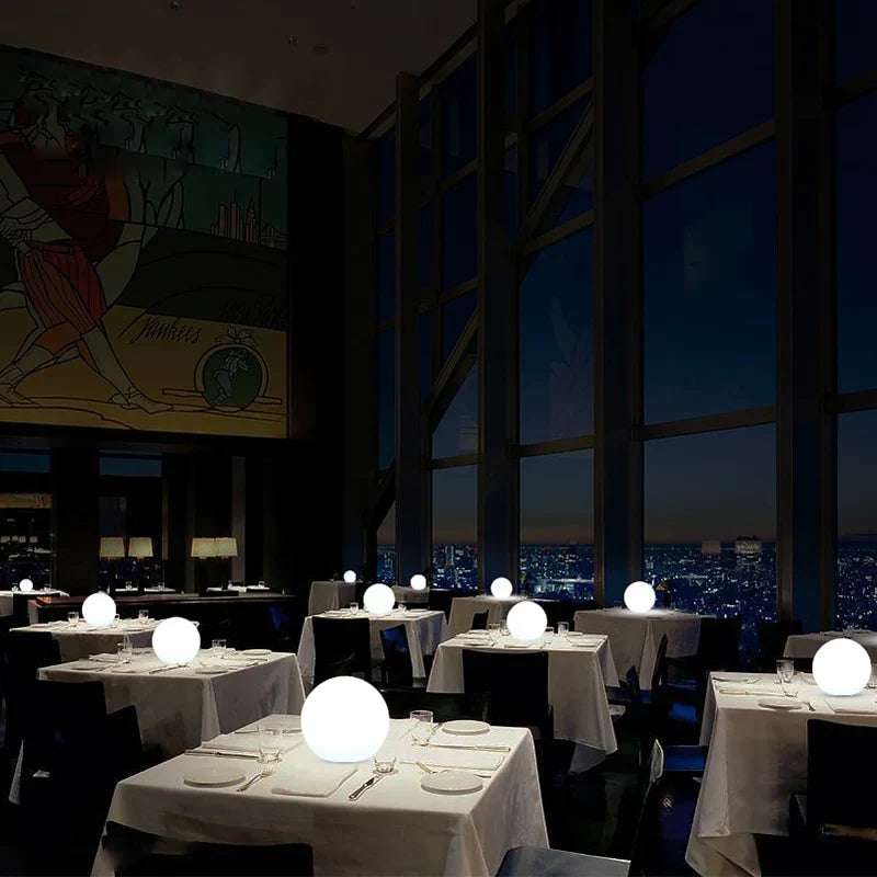 Vezeték nélküli Külső Gömb Lámpa – Hordozható és Elegáns Világítás