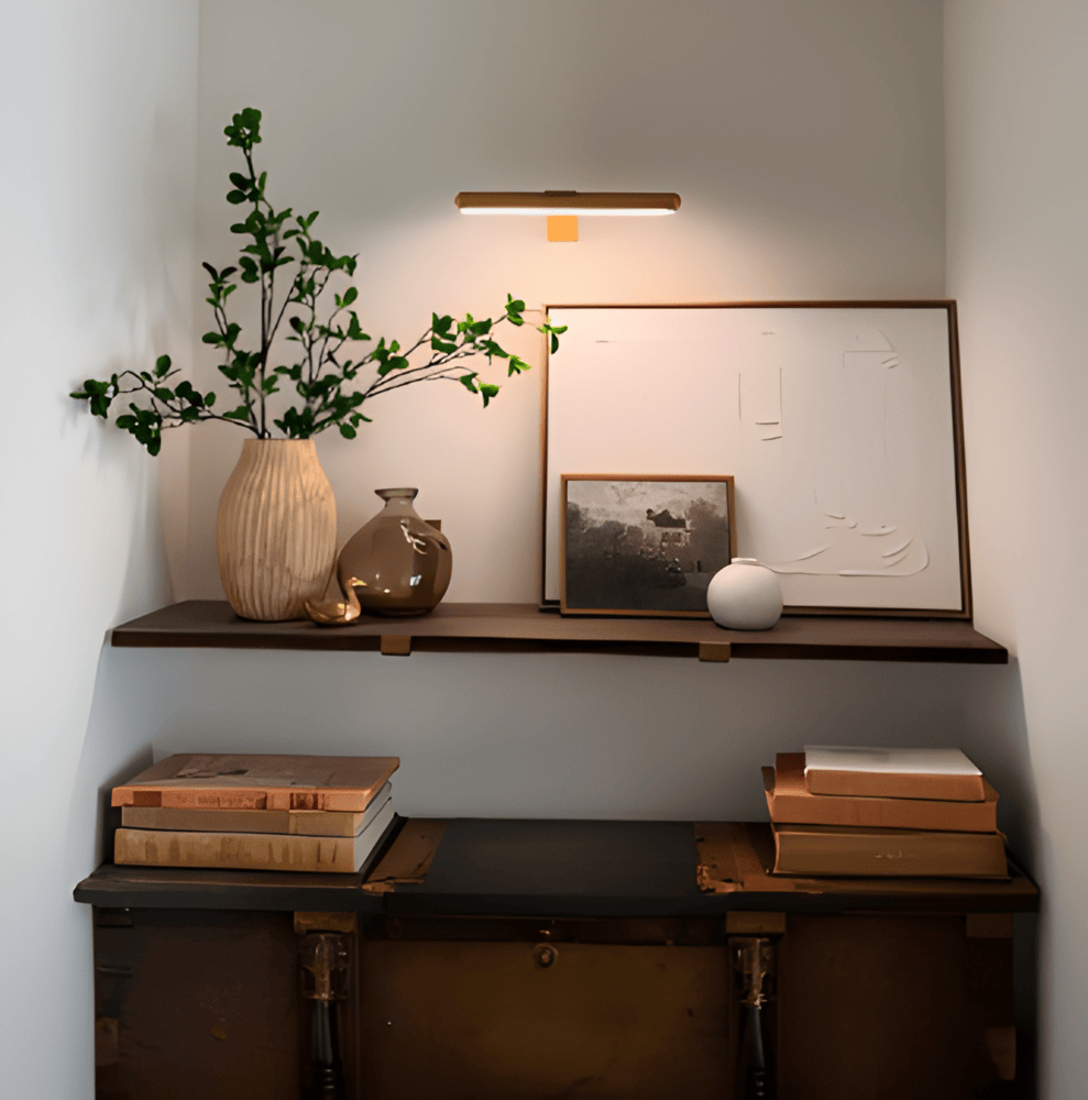 ワイヤレスUSB充電式LEDウォールランプ-フル回転&便利な充電