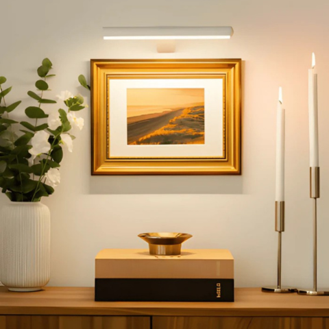 ワイヤレスUSB充電式LEDウォールランプ-フル回転&便利な充電