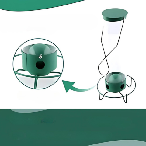 Hängendes Vogelhaus – Eichhörnchenschutz und einfache Befüllung