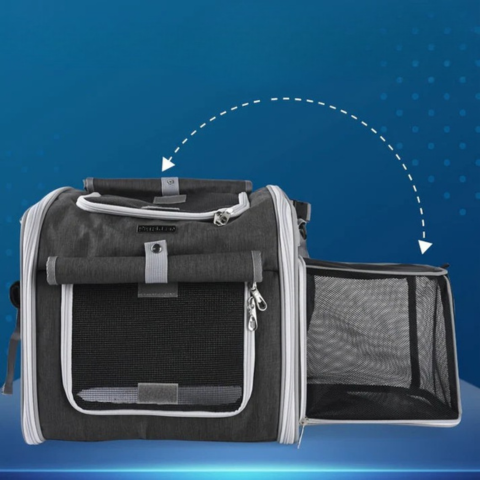 Erweiterbarer Fahrradkorb für Tiere – Praktisch und bequem