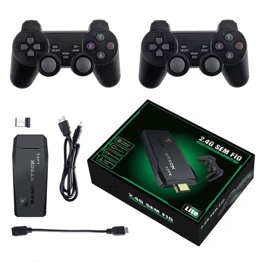 レトロゲームコンソール – 4K体験とデュアルジョイスティック