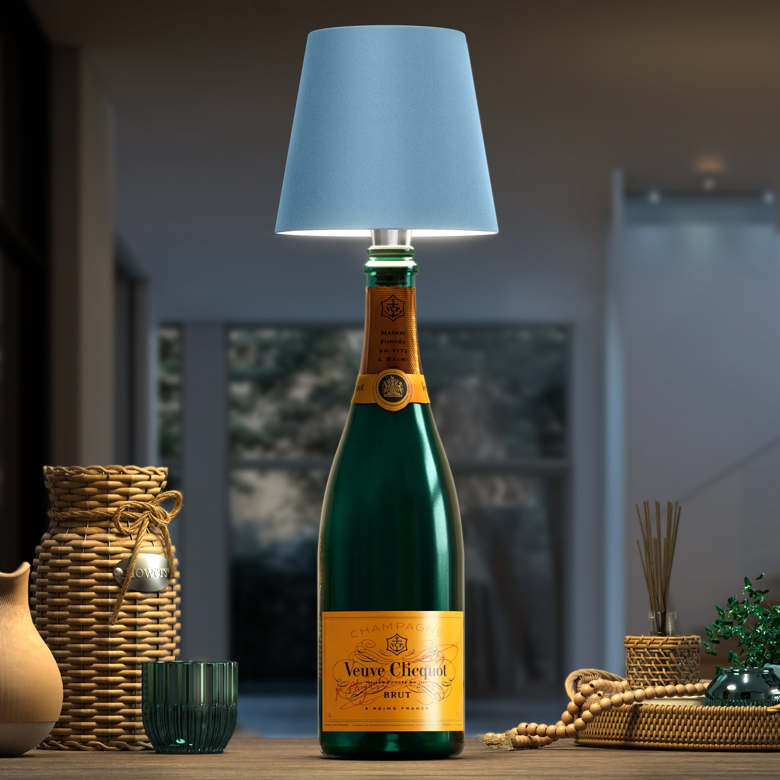 Nabíjecí LED lampa – Přeměňte své lahve na svítidla