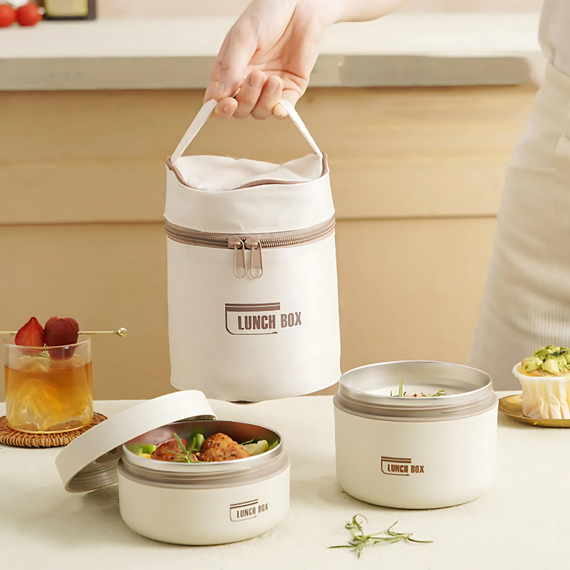 Madkasse i rustfrit stål – Stabelbar, tætsluttende og praktisk til daglig brug