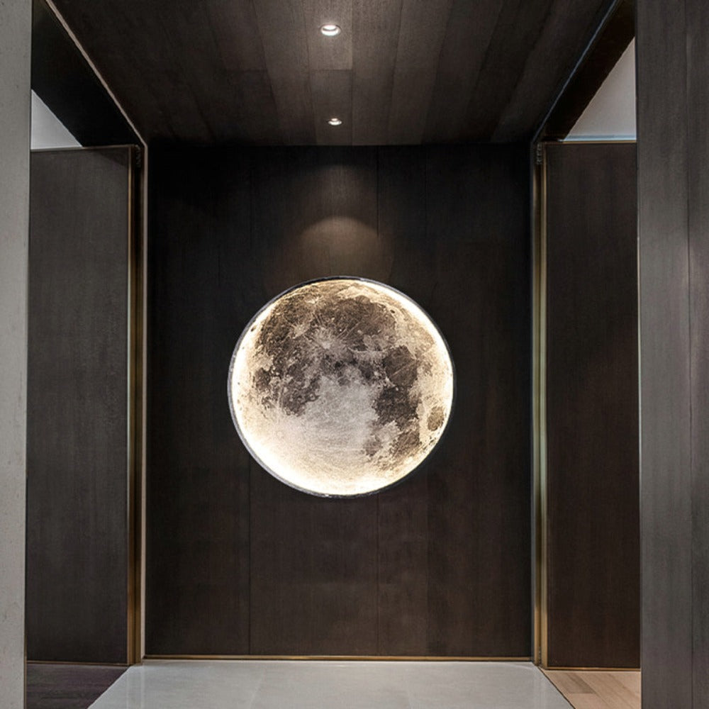 Lâmpada de Parede 3D LED – Lua Para Uma Atmosfera Única