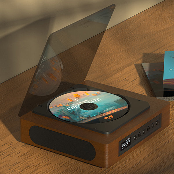 Bluetooth Retro CD-soitin C-tyypin portilla - ylivoimainen liitettävyys ja äänenlaatu