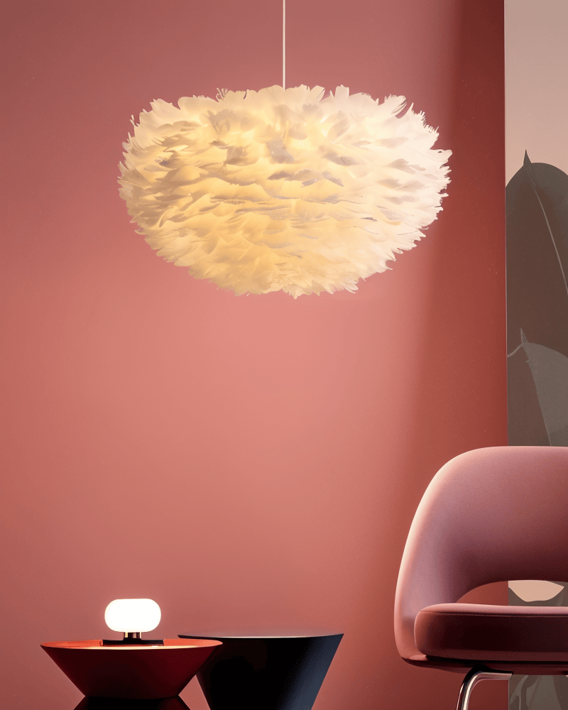 Závesné svietidlo Plumes - jemné osvetlenie a rafinovaný štýl