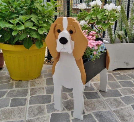 Vaso de Flores Original — Forma de Cão