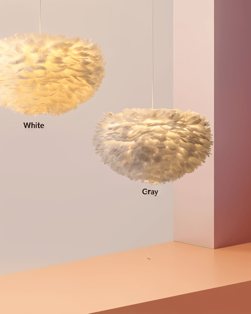 Závesné svietidlo Plumes - jemné osvetlenie a rafinovaný štýl