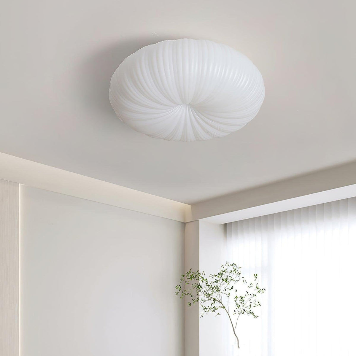 Moderne LED-loftslampe med fjernbetjening - komfort og elegance