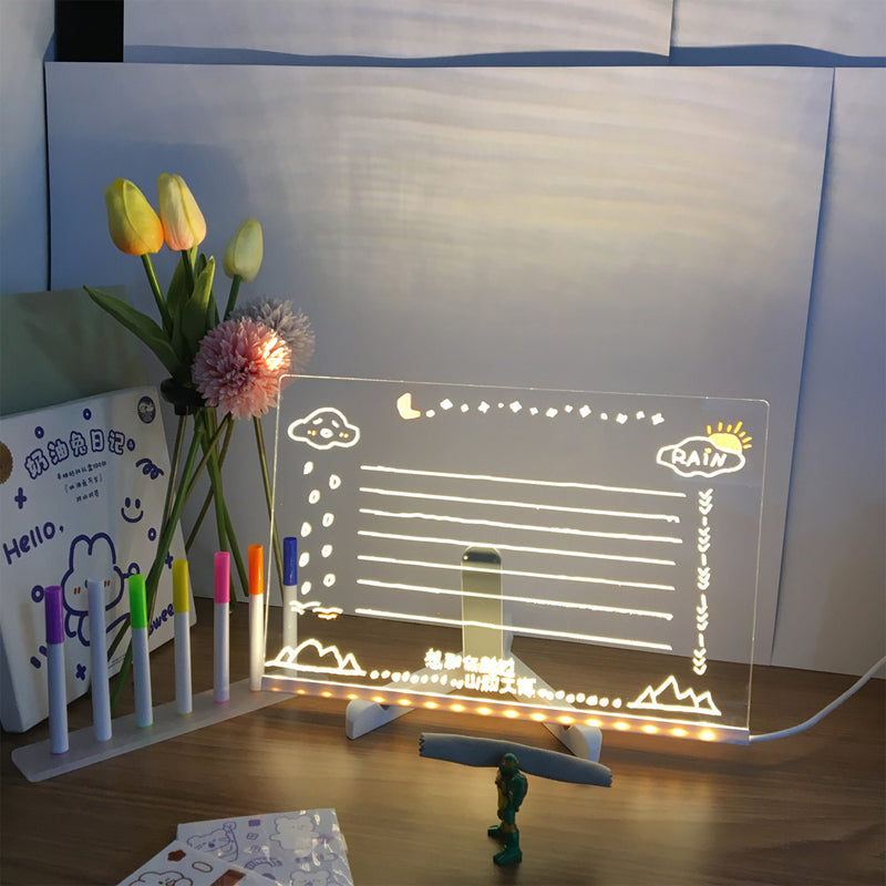 Tavolo Luminoso Cancellabile – Disegna, Illumina E Ricomincia All'infinito 