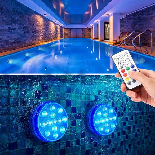 LED-underwaterlampe med fjernbetjening – vandtæt og alsidig belysning 