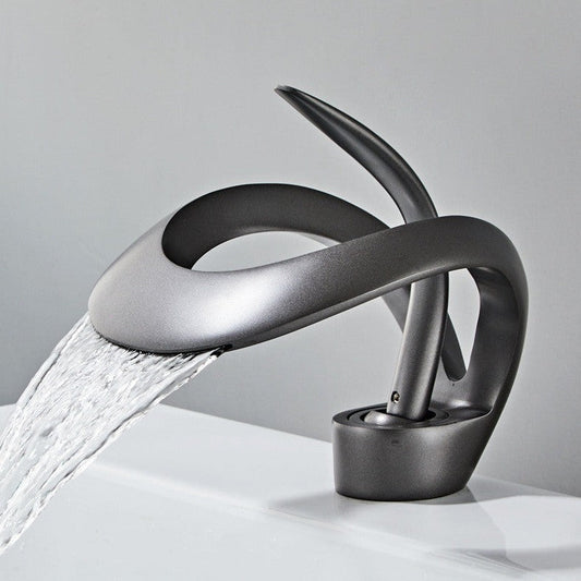 Robinet Salle De Bain Moderne – Design Courbé Et Élégant