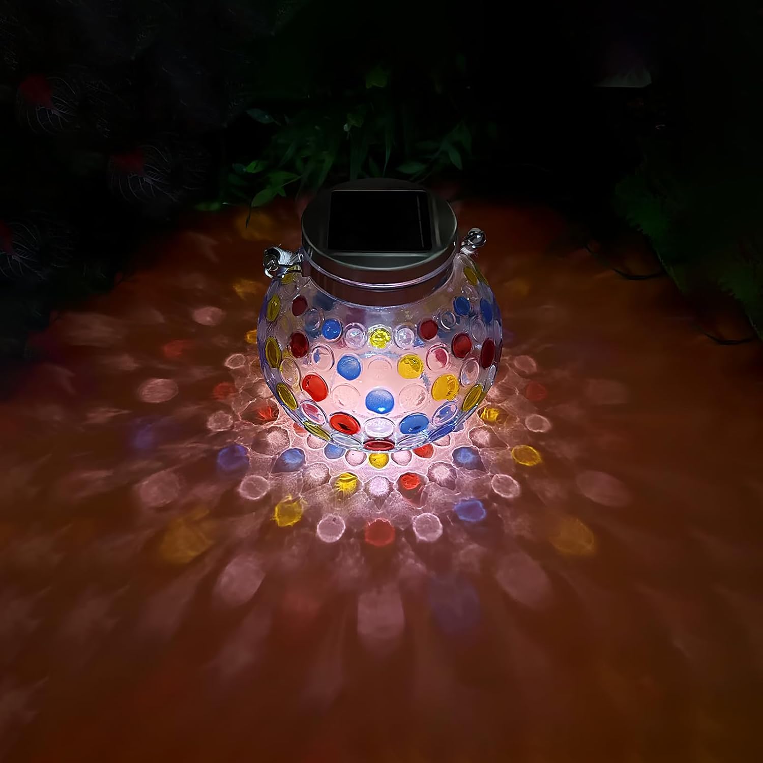 Outdoor Solar Lantern — Elegance in Glass 