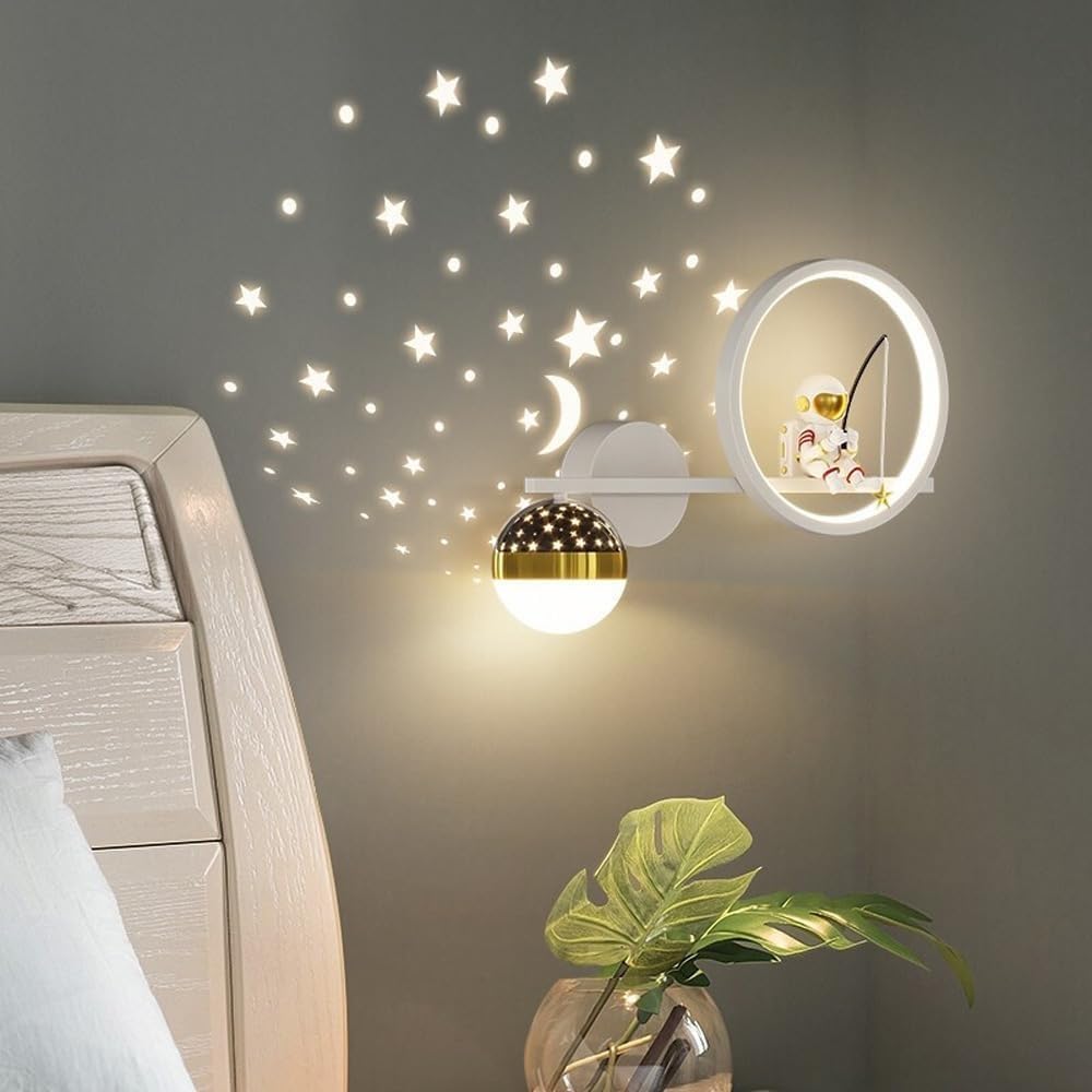 Aplique de Parede LED para Quarto de Criança – Luz Suave e Atmosfera Relaxante 