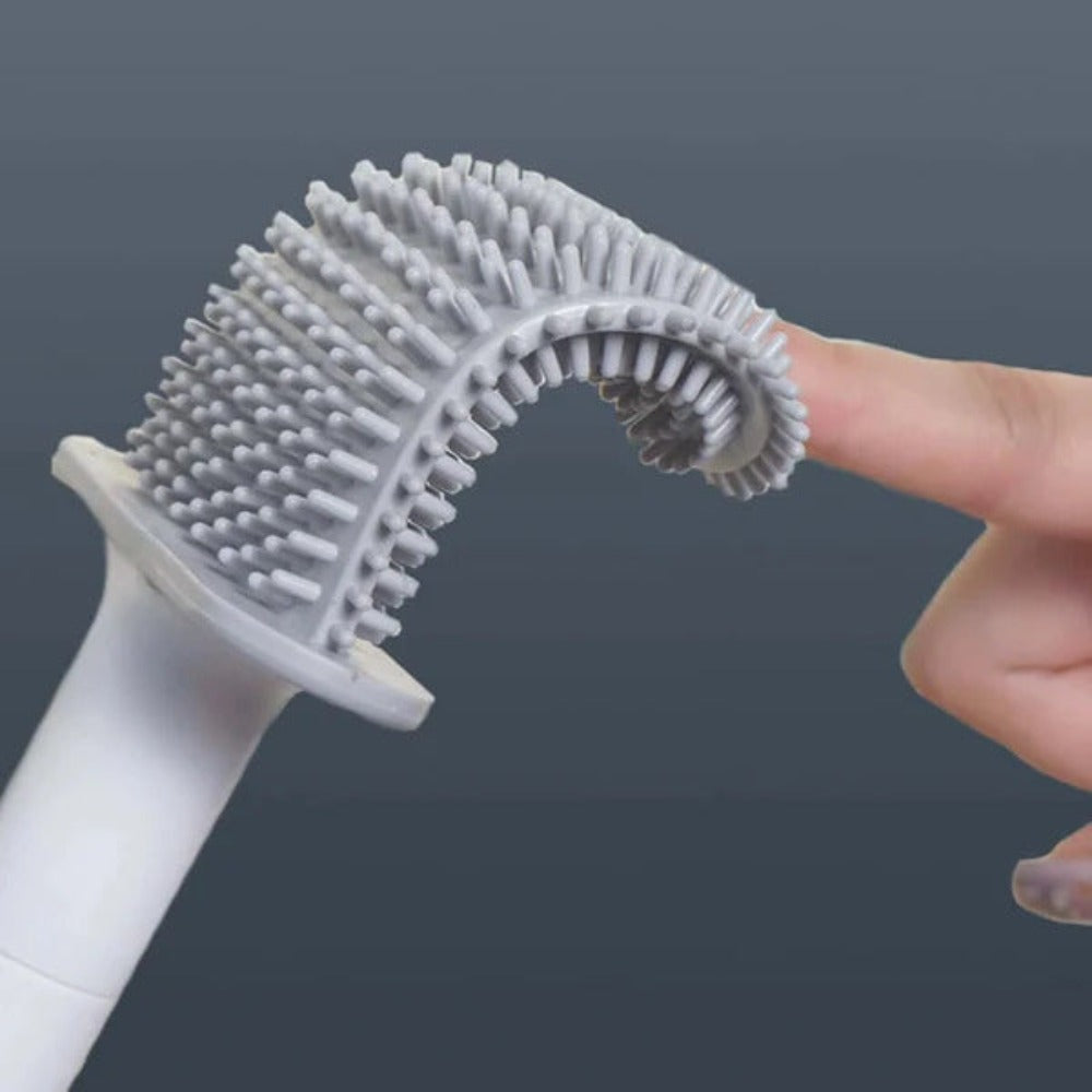 Toalettborste i flexibelt silikon – Hållbar och antibakteriell design 