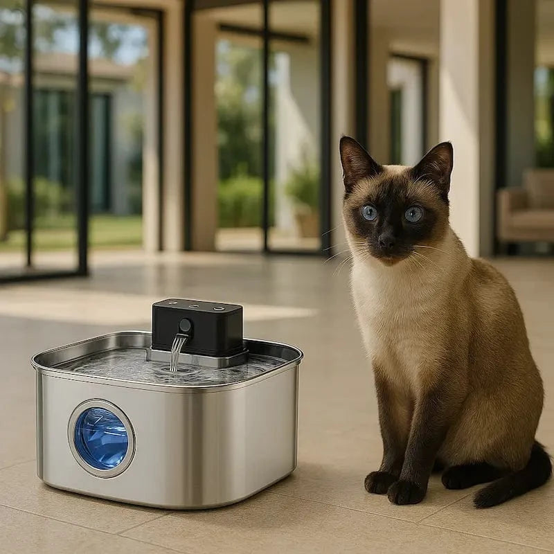 Wireless Cat Water Fountain – Pure and Continuous Hydration 