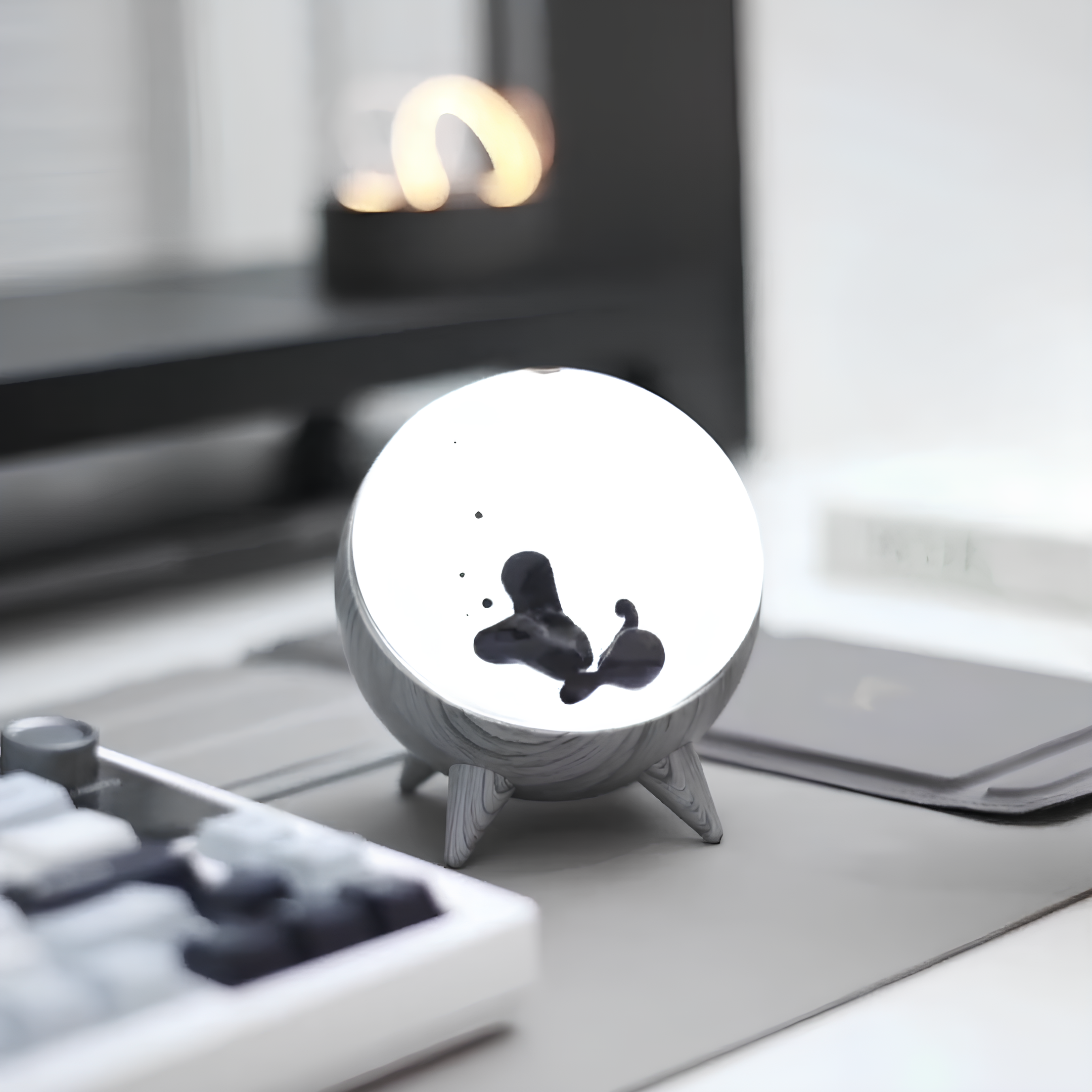 Lâmpada Decorativa Interativa – Jogo de Luzes e Design Único 