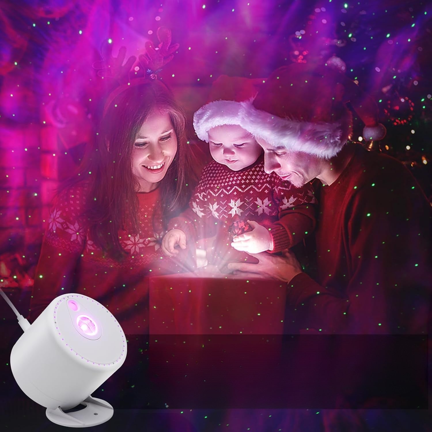 LED-projektor – Avkopplande galaxstämning 