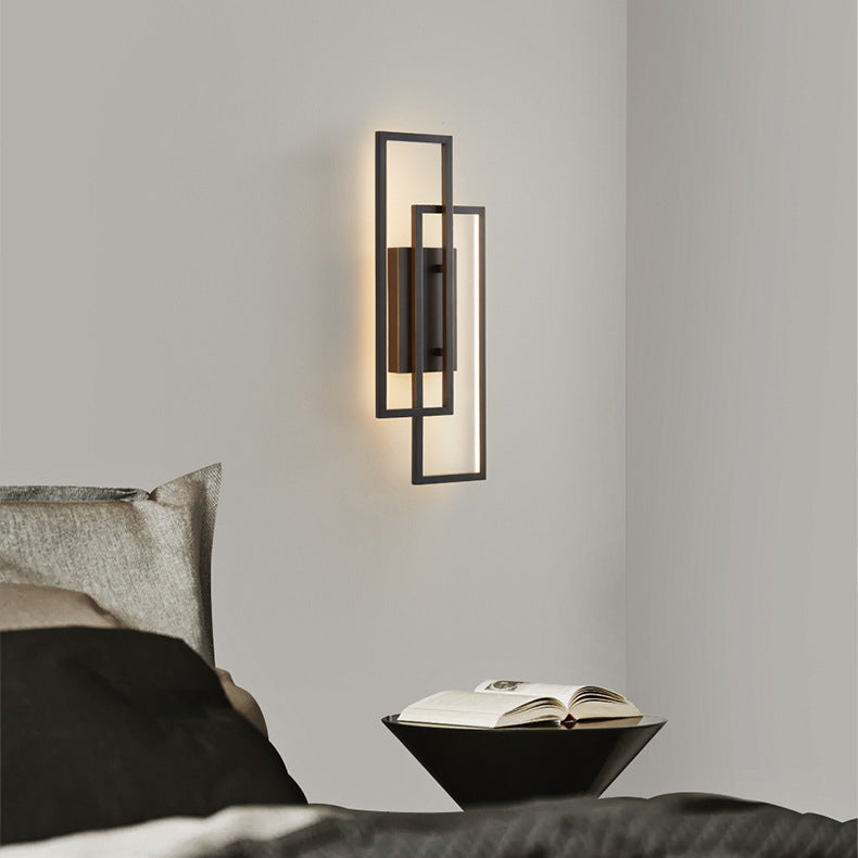 Applique da Parete Rettangolare Geometrica – Eleganza e Modernità 