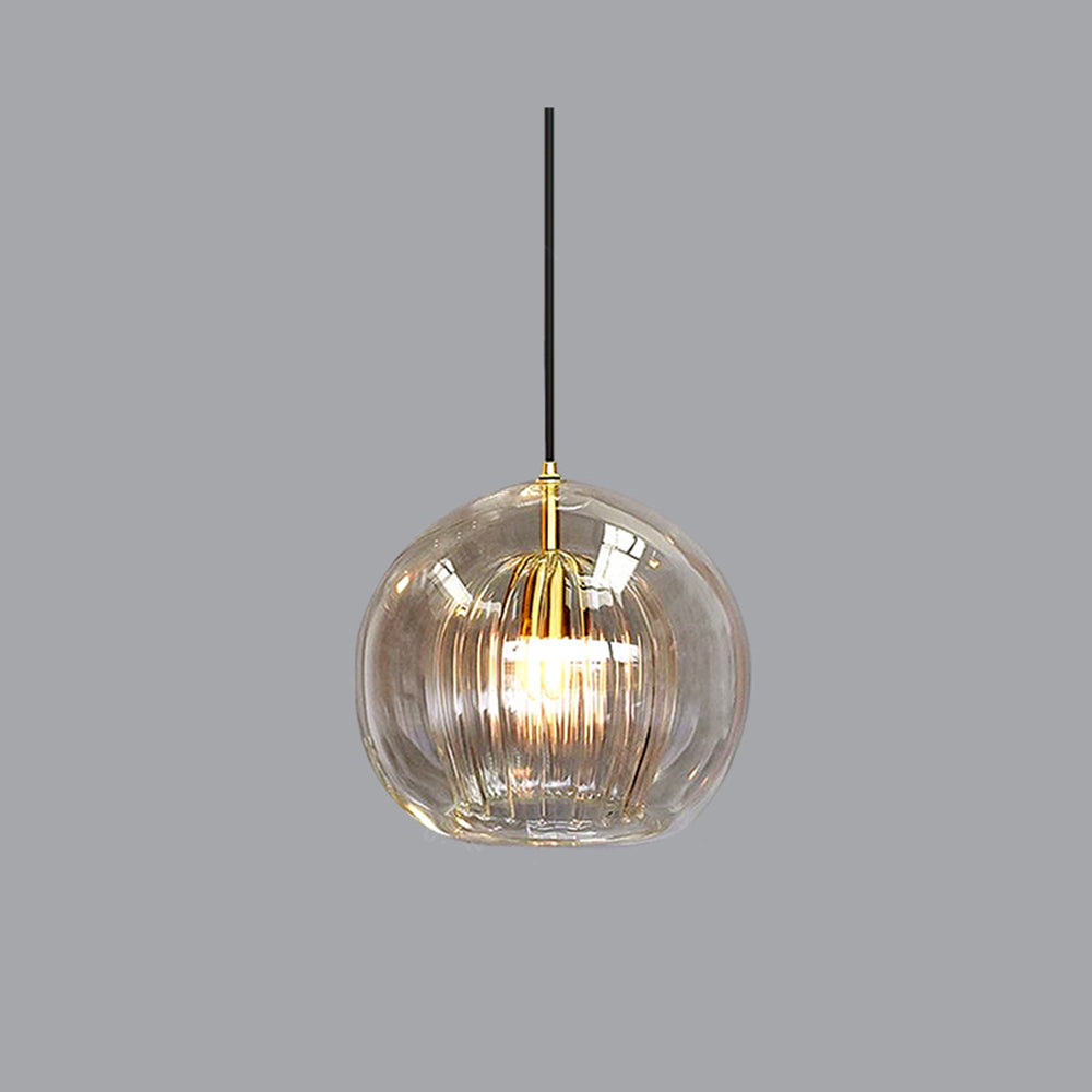 Lampe Suspendue En Verre Élégante Et Chaleureuse – Style Et Raffinement