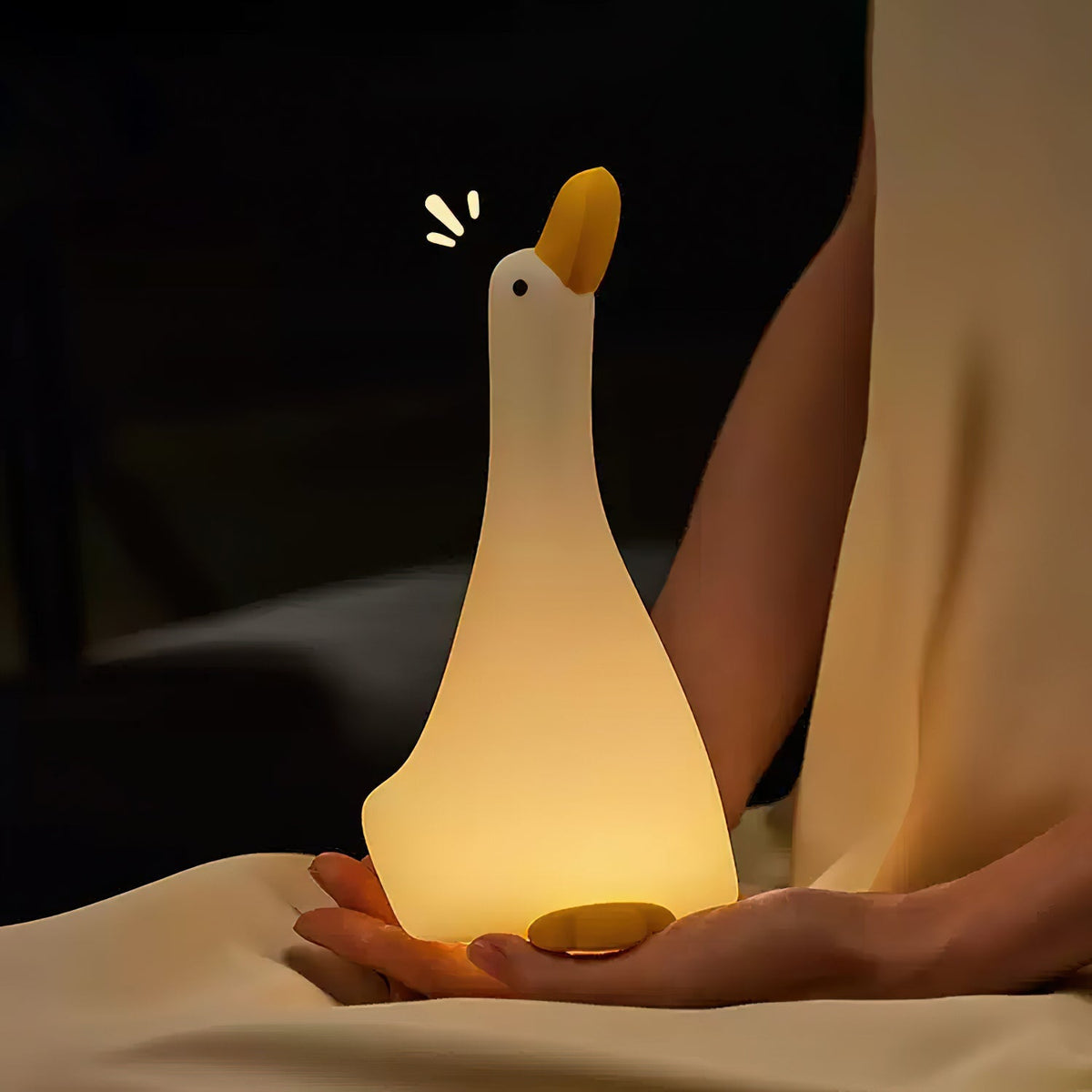 Luz nocturna Enchanted Goose - Luz táctil y diseño relajante