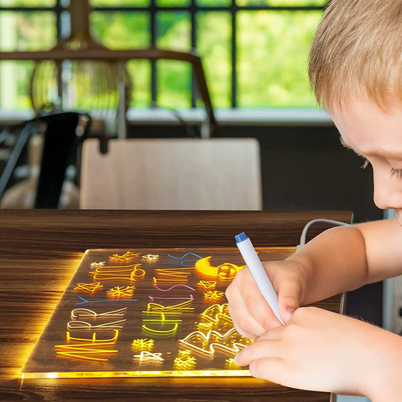 LED poznámková tabule: Napište, osviťte a zobrazte své nápady v barvě! 