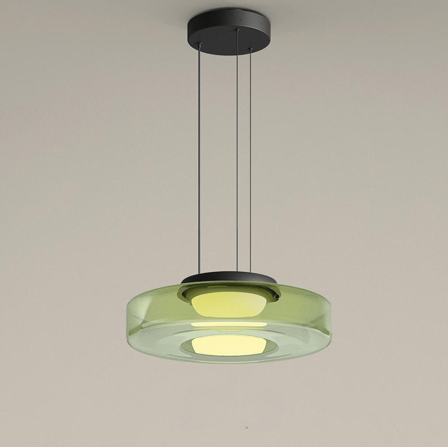 Szklana lampa wisząca w stylu Bauhaus - elegancja i nowoczesność