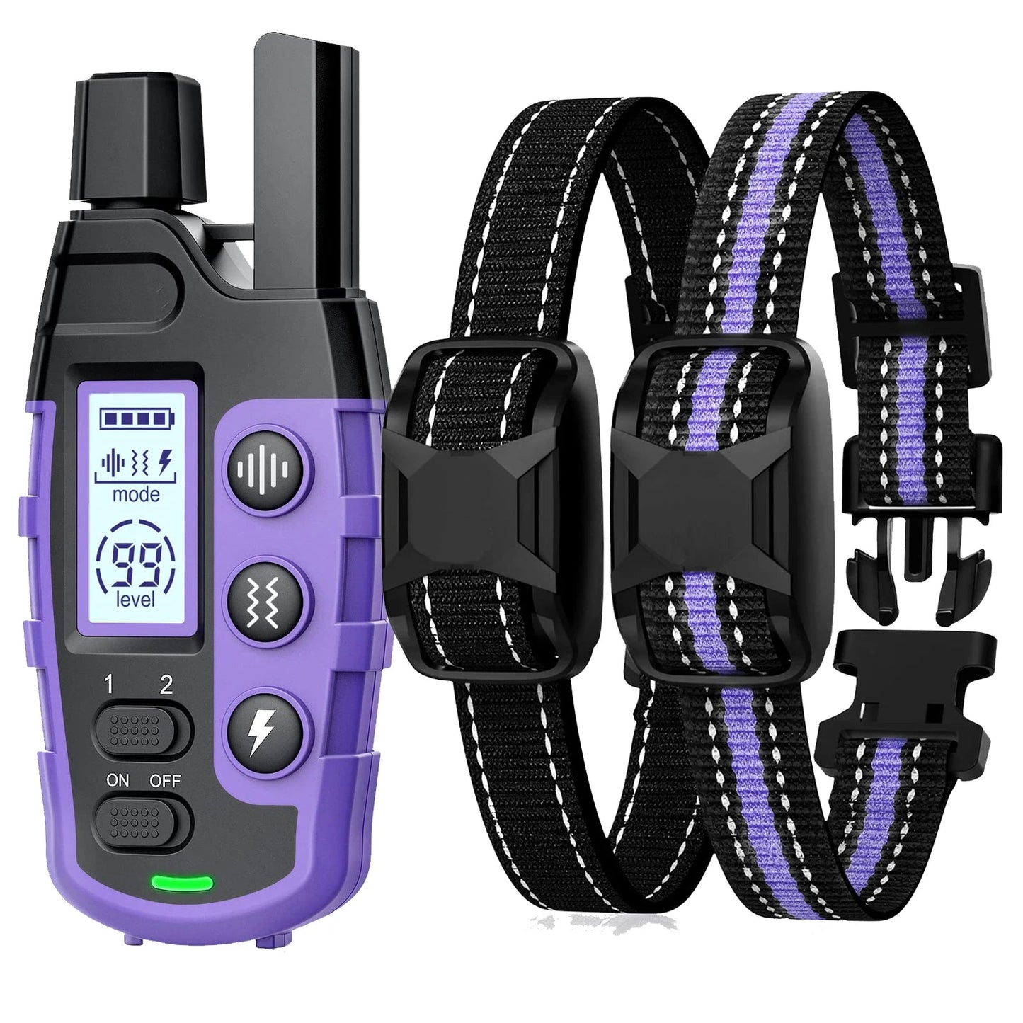 Fernbedienbarer Trainingshalsband – Wasserdicht, Wiederaufladbar und Reichweite 1000 m 