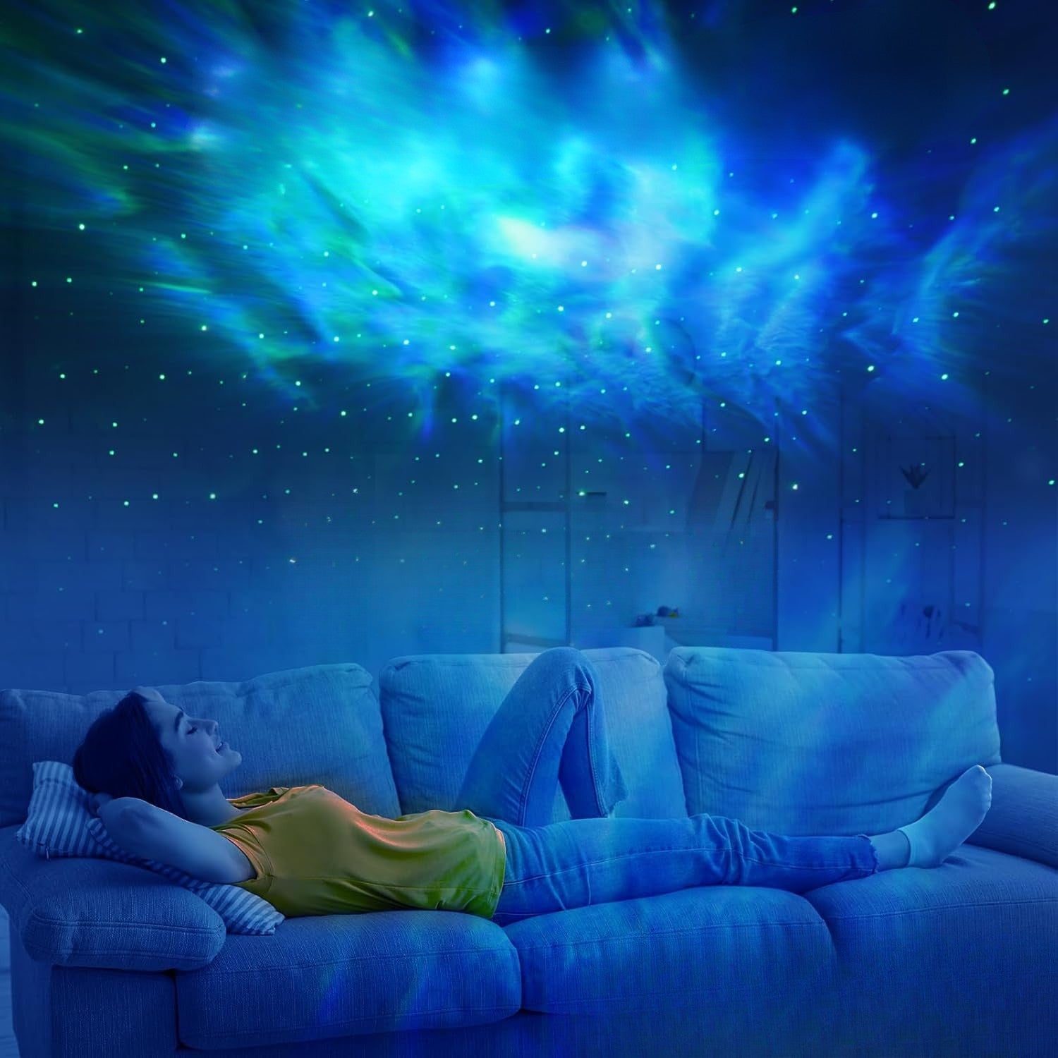 LED-projektor – Avkopplande galaxstämning 