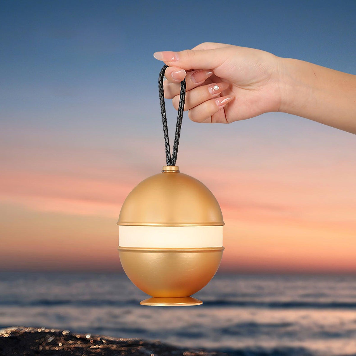 Dobíjacia guľová lampa - elegantný dizajn a relaxačné svetlo