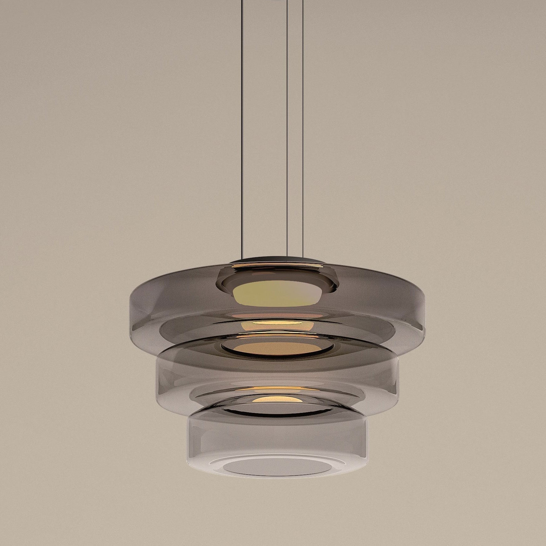 Szklana lampa wisząca w stylu Bauhaus - elegancja i nowoczesność