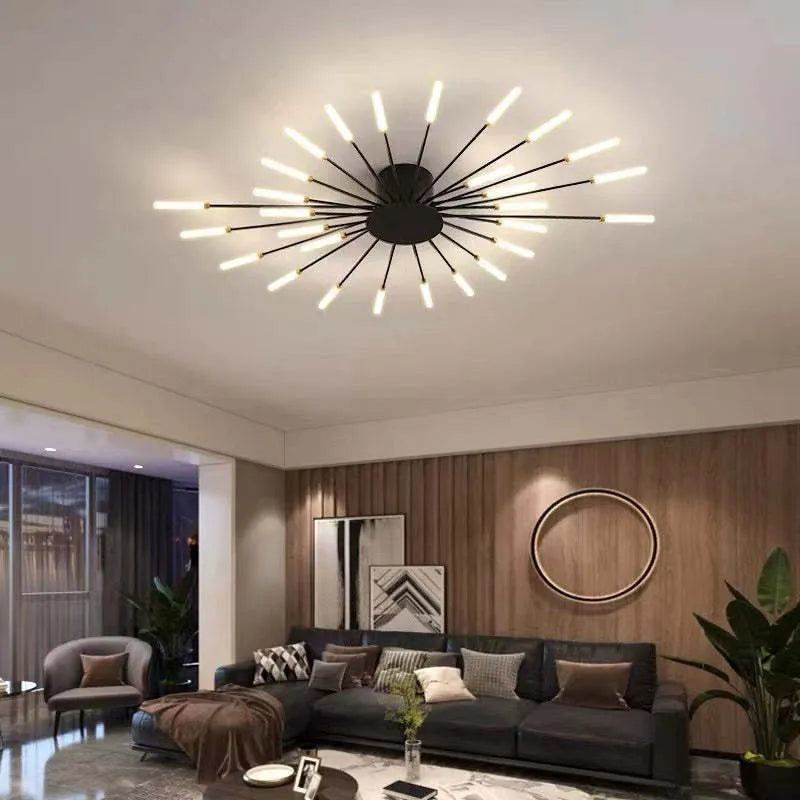 Luz de Teto LED Moderna – Iluminação Elegante e Design Contemporâneo 