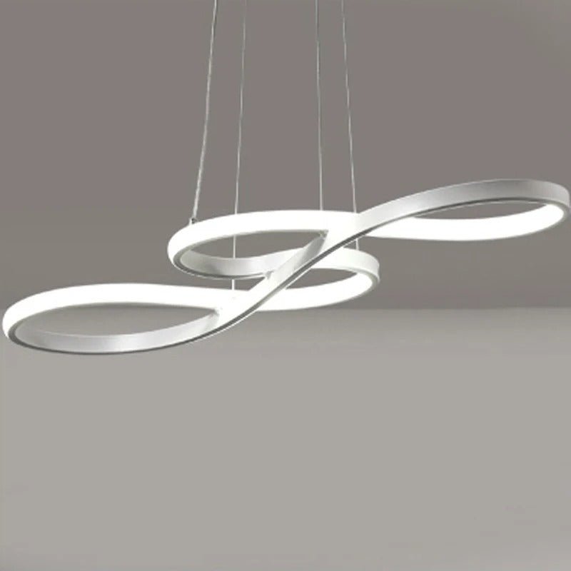 Suspensión LED Moderna en Anillos – Diseño Elegante y Futurista 