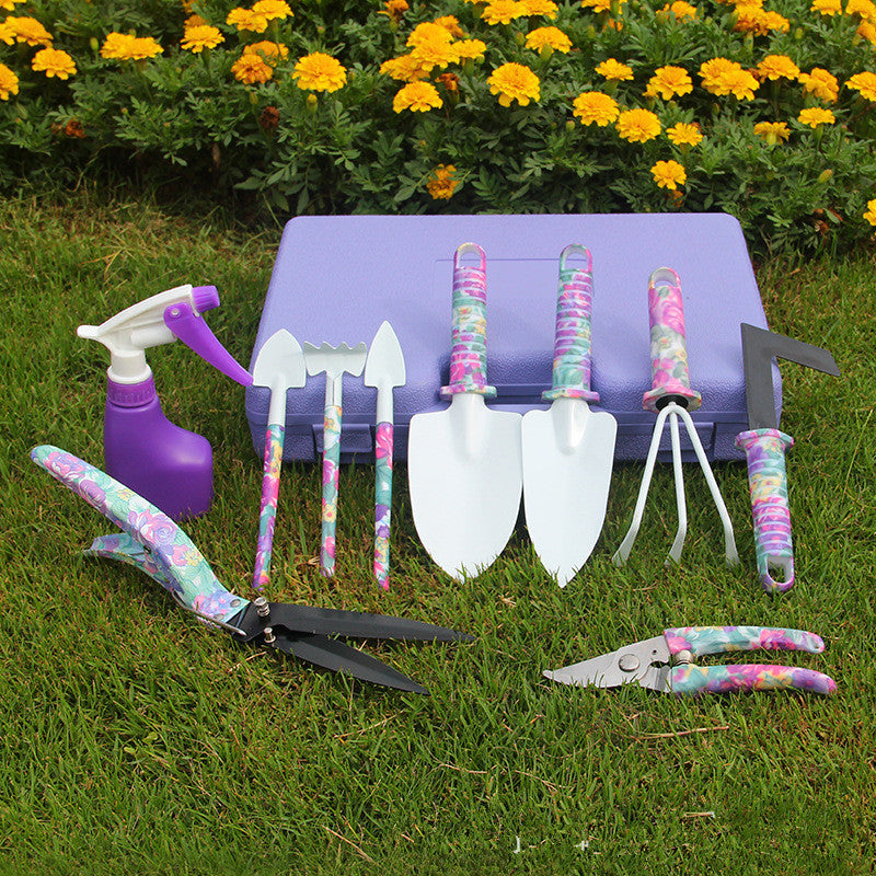 Ensemble D’Outils De Jardinage 10 Pièces — Parfait Pour L’Entretien Du Jardin