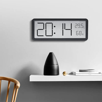 Relógio de Parede Digital LED – Exibição Clara e Sensores Integrados 