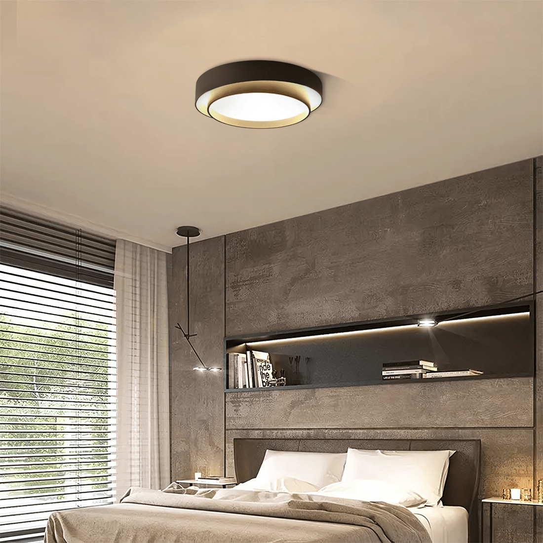 LED Taklampe Disk – Lys Og Visuell Komfort 