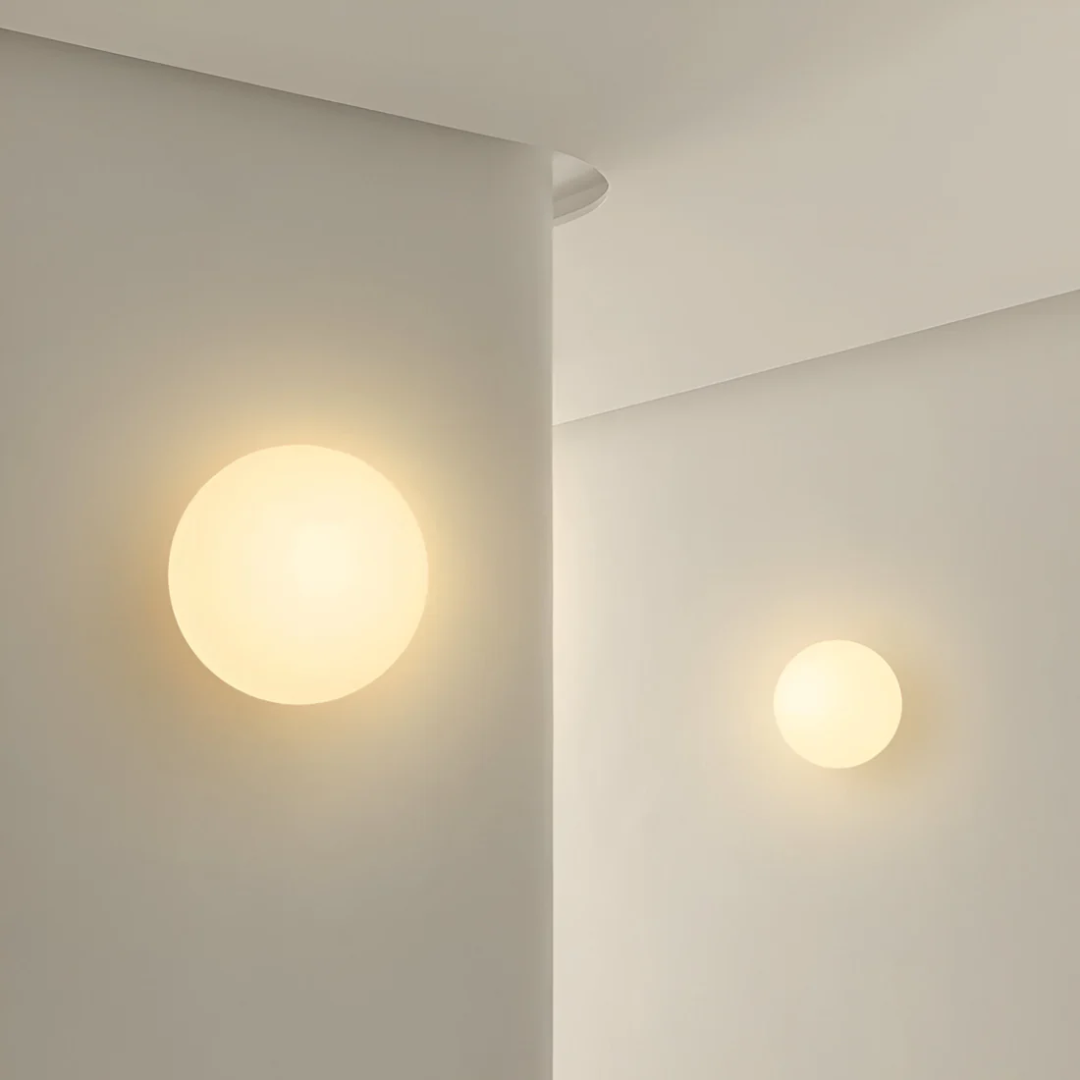 Applique da Parete in Vetro – Eleganza e Luce Sottile 