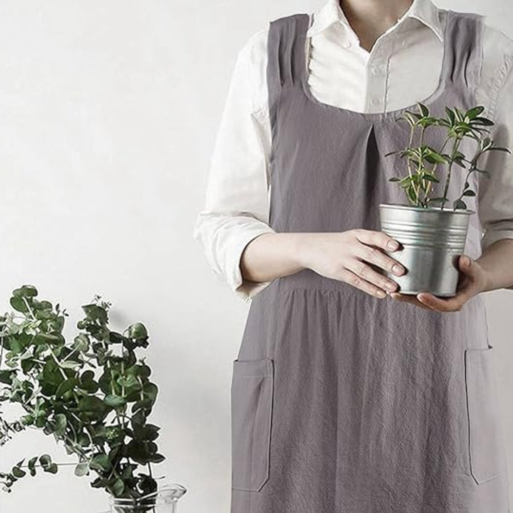 Grembiule Incrociato Ispirato Al Design Coreano – Eleganza E Praticità Quotidiana 