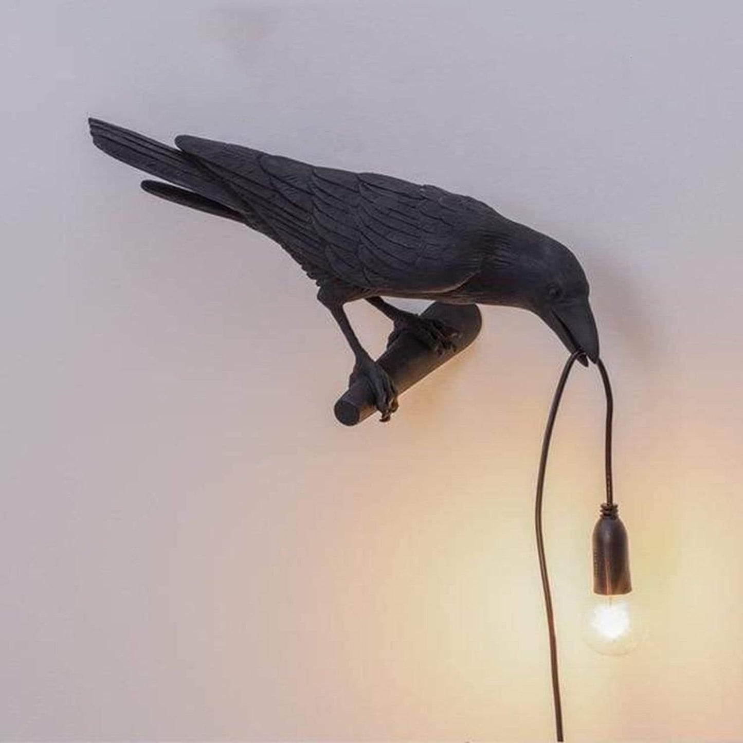 Lâmpada Decorativa — Corvo Para Ambiente Misterioso 
