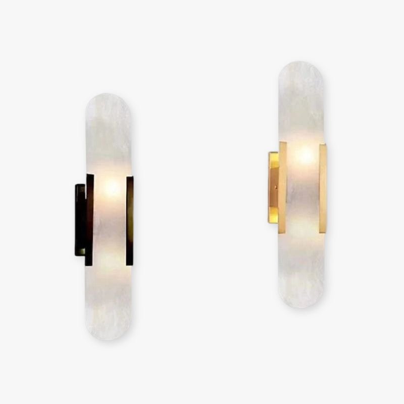 Svart och Guld LED Vägglampa – Modern Elegans och Chic Design 
