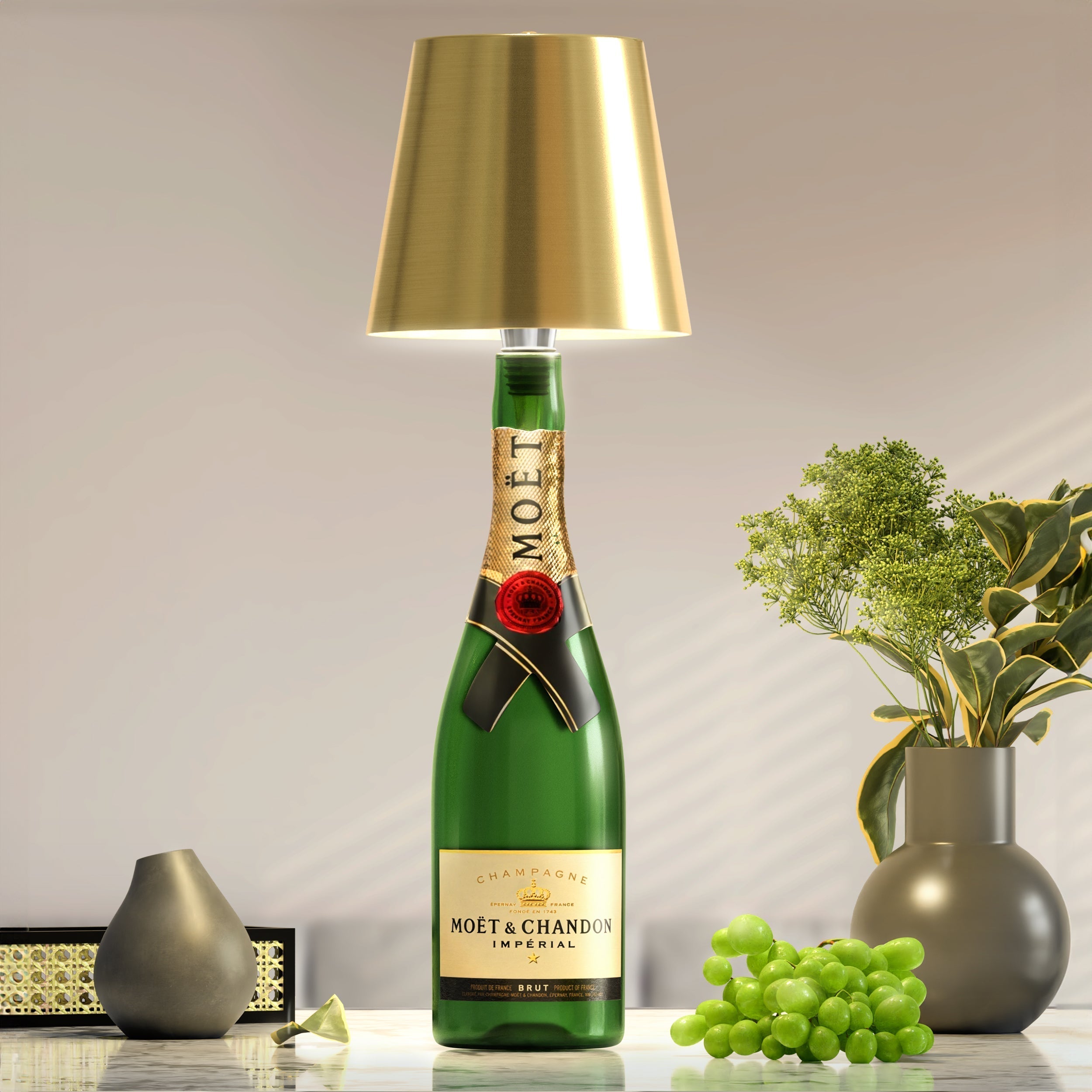 Nabíjecí LED lampa – Přeměňte své lahve na svítidla 