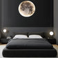 Lâmpada de Parede 3D LED – Lua Para Uma Atmosfera Única 